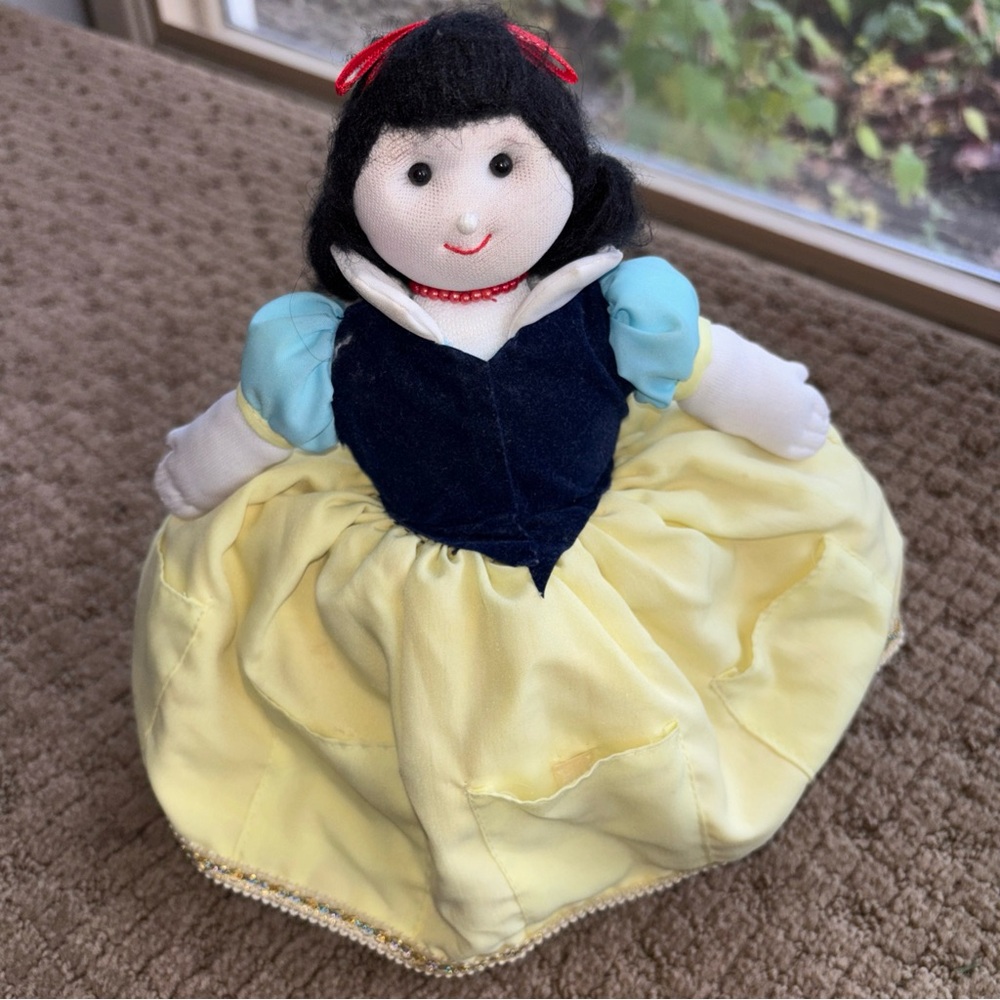 Snow white evil queen flip plush doll stuffed toy reversible double sided